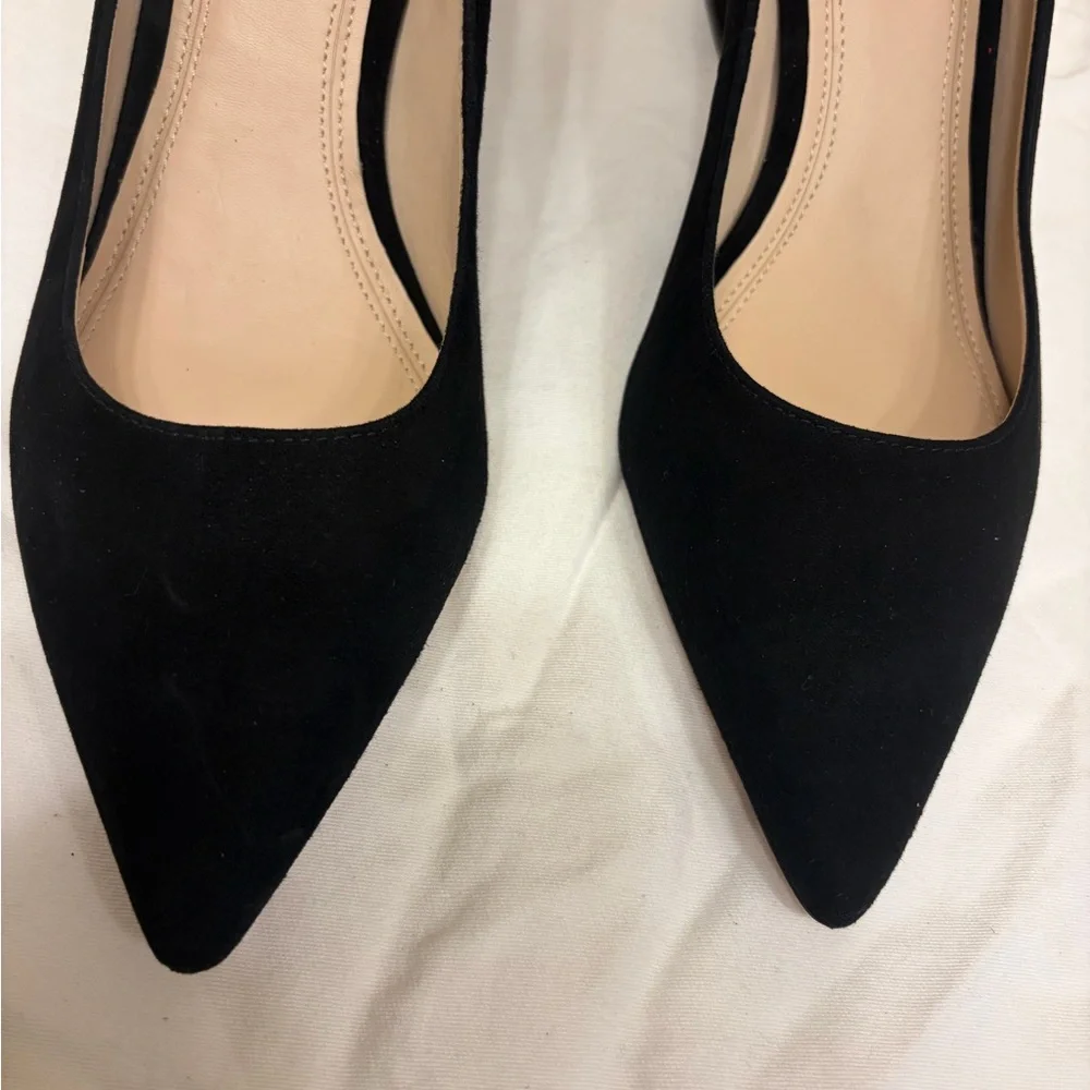 Marc Fisher Chic Black Suede Heels for Women